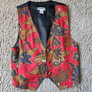 Vintage 90s beaded vest